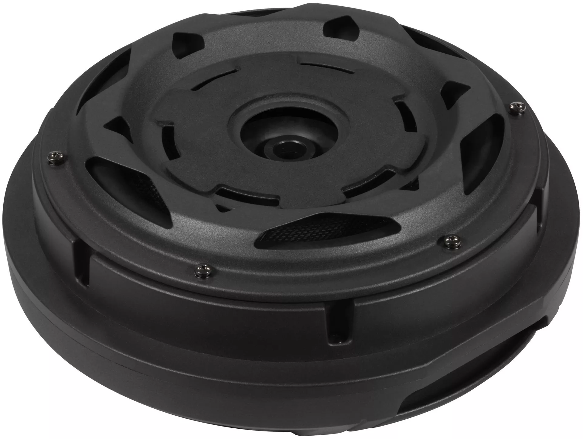 MW1000A_rear_angle Musway MW1000A - 28 cm (11”) Aktiv-Reserverad Subwoofer auch für Notrad | 300 Watt mit Fernbedienung