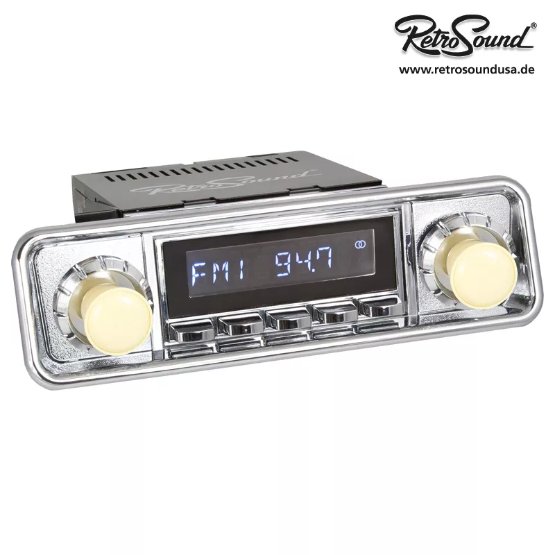 Retrosound Frontblende - "Wolfsburg"; chrom