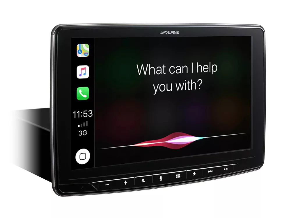 iLX-F903D-Voice-Assistants Alpine ILX-F903D Halo 9 9 Zoll DAB+ Carplay, Android Auto im 1-DIN Schacht