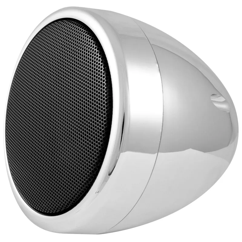 qx705596f13d2c6994 Oldtimer Einbauset ESX Q201A + QX75-CHR Subwoofer & Aufbaulautsprecher silber