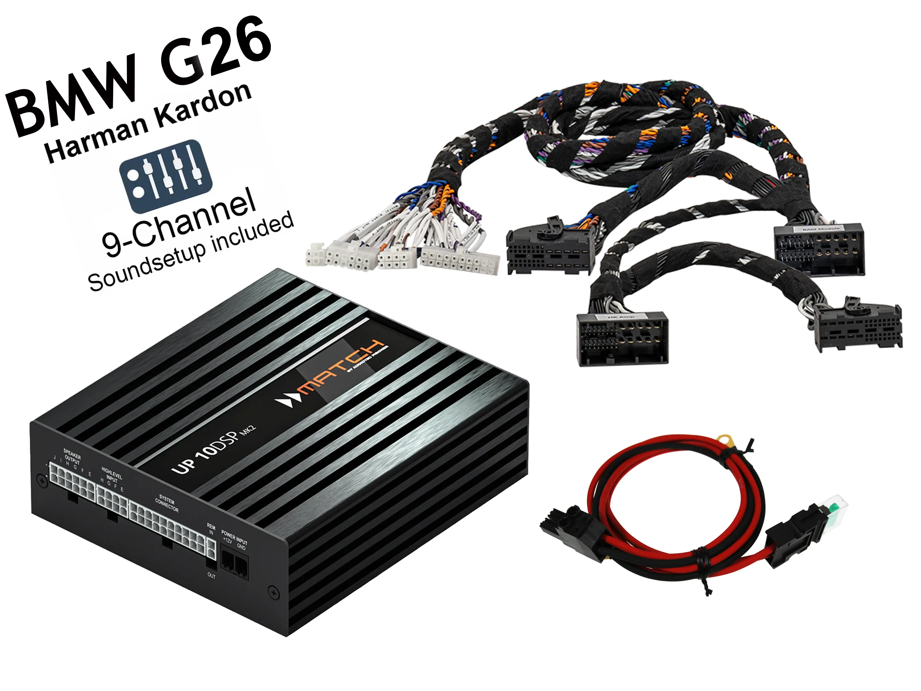BMW 4er (G26) 2020 -> mit Harman Kardon | 10-Kanal DSP Soundupgrade BMW 4er (G26) 2020 -> mit Harman Kardon | 10-Kanal DSP Soundupgrade