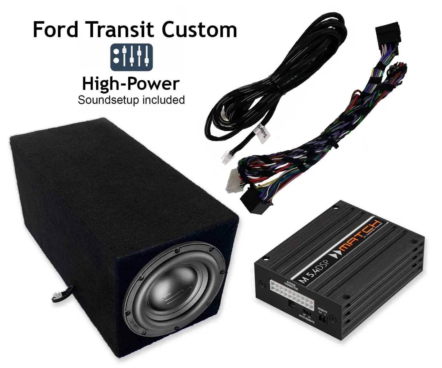 ARS Subwoofer mit DSP für Transit