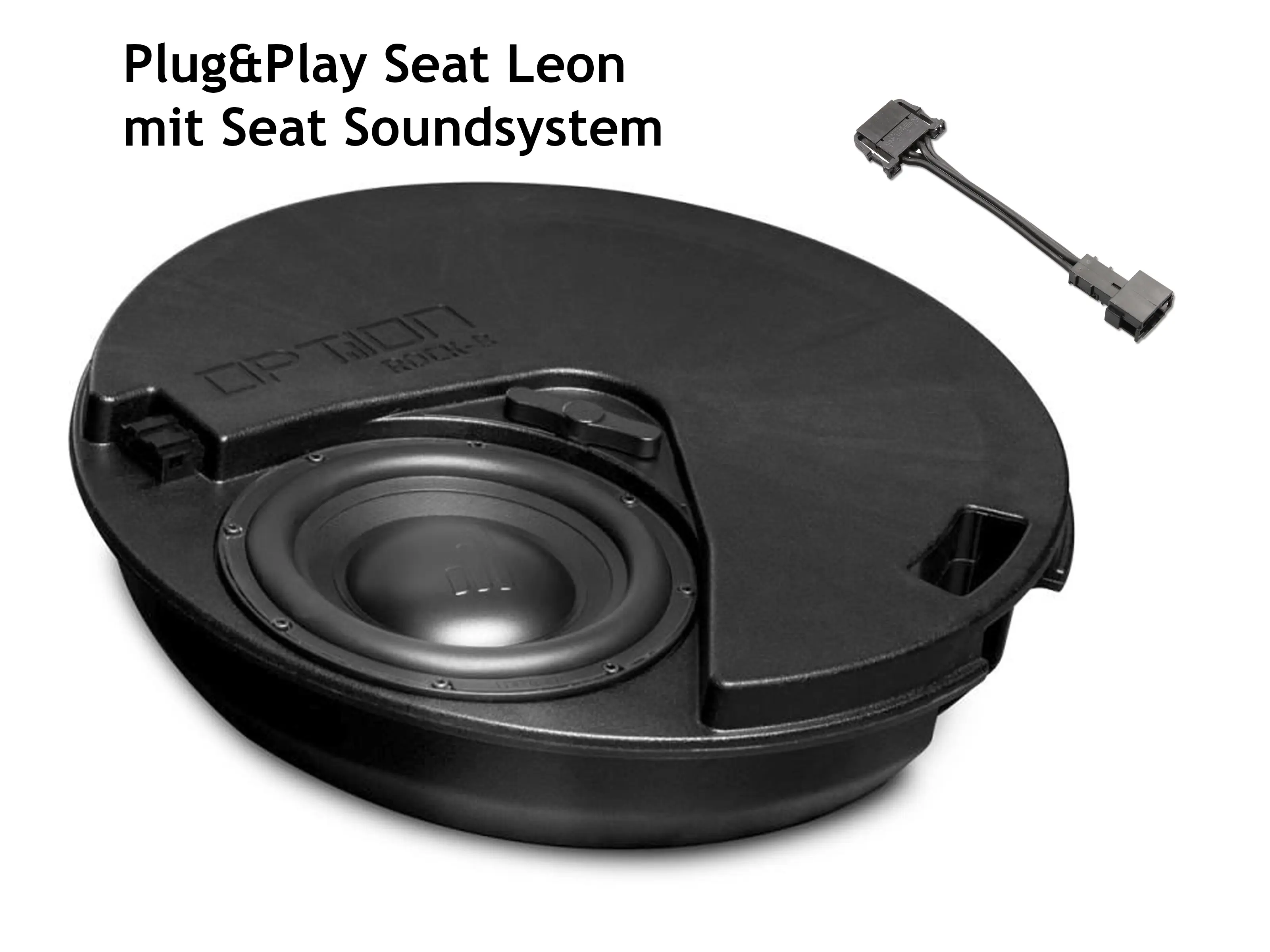 Option Rock-8 Bassreflexsubwoofer für das Seat Soundsystem Option Rock-8 Bassreflexsubwoofer für das Seat Soundsystem