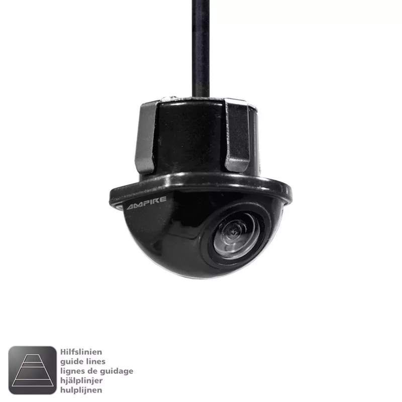 KC403-50_2580eeec150108 AMPIRE KC-403-50 Rückfahrkamera, Einbau, 50°, gespiegelt, Hilfslinien einschaltbar