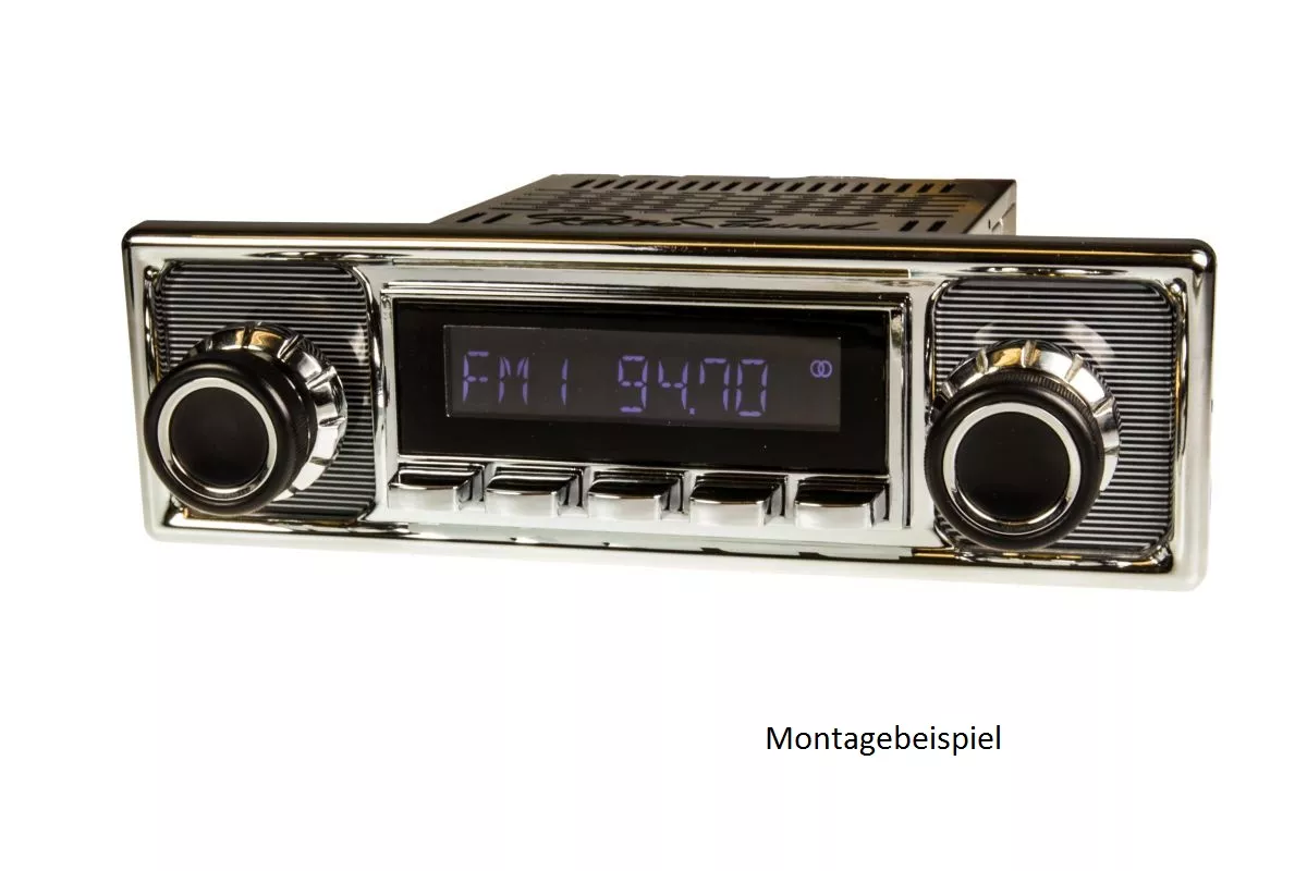 Nadelstreifen_1_Montage Retrosound Front-Grundplatte Becker Style