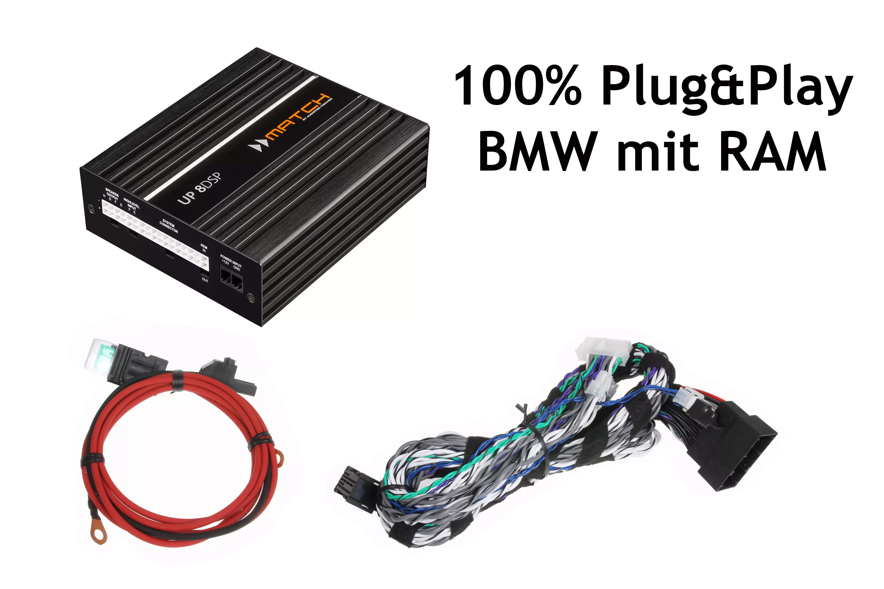 Up8DSP_BMW_RAM BMW mit RAM-Modul - Standard Sound und Hifi-Soundsystem | 8-Kanal DSP Soundupgrade