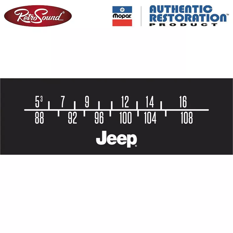 RETROSOUND-bedruckte-Displayfolie-Jeep-3er-Set-SCP42_b_0 Retrosound SCP42 bedruckte Displayschutzfolie Jeep, 3er Set