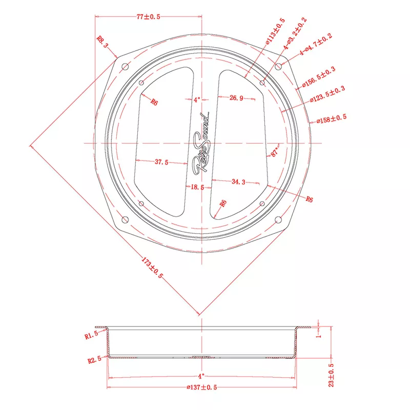 RETROSOUND-DVC-Lautsprecher-R-65N-fuer-VW-Kaefer-1958-77-Armaturenbrett-VWMSB6_b_7 RETROSOUND VWMSB6 DVC-Lautsprecher (R-65N) für VW Käfer (1958-77) Armaturenbrett