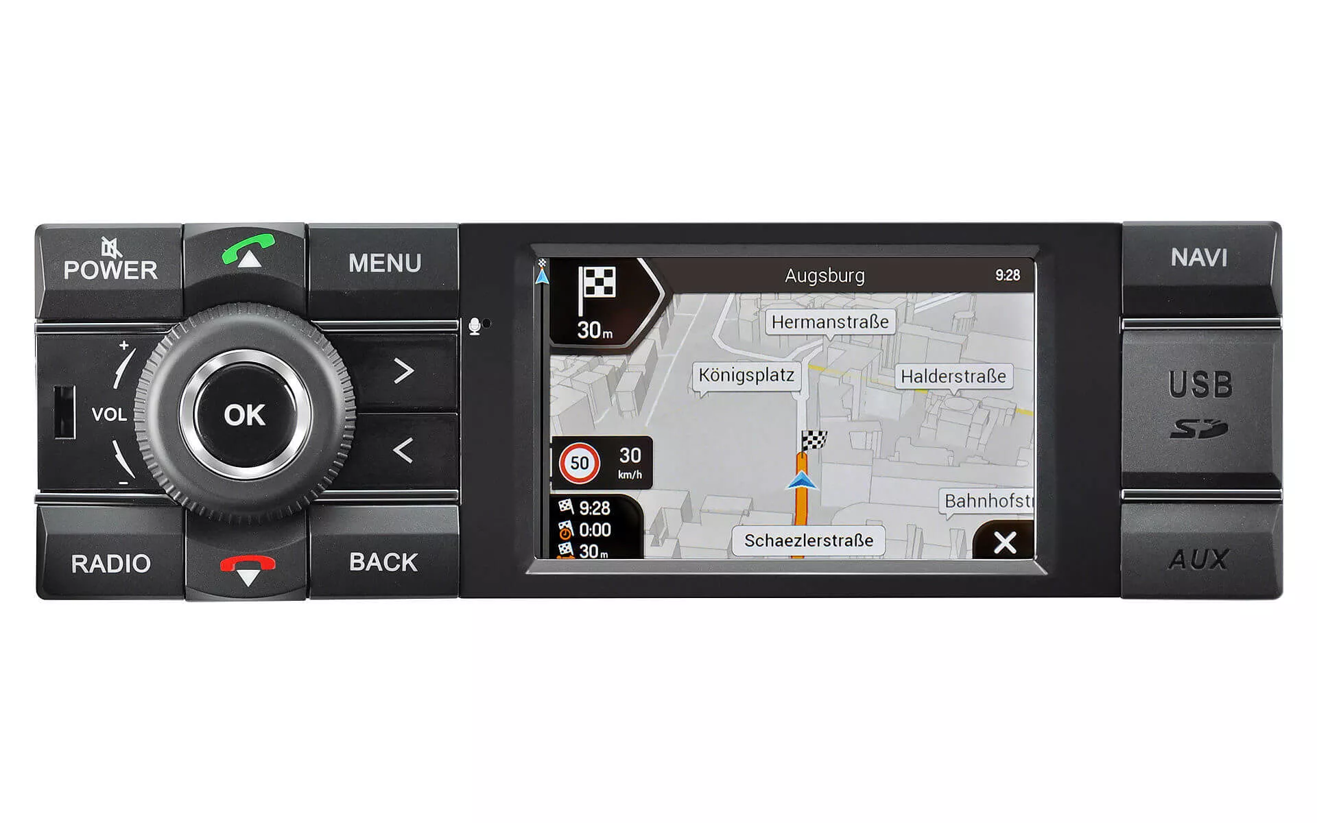 csm_mcr-1031-nav_karte_2_98bab4aee7 Kienzle MCR 1031 NAV 1-DIN-Navigationsradio UKW/DAB+/BT/USB