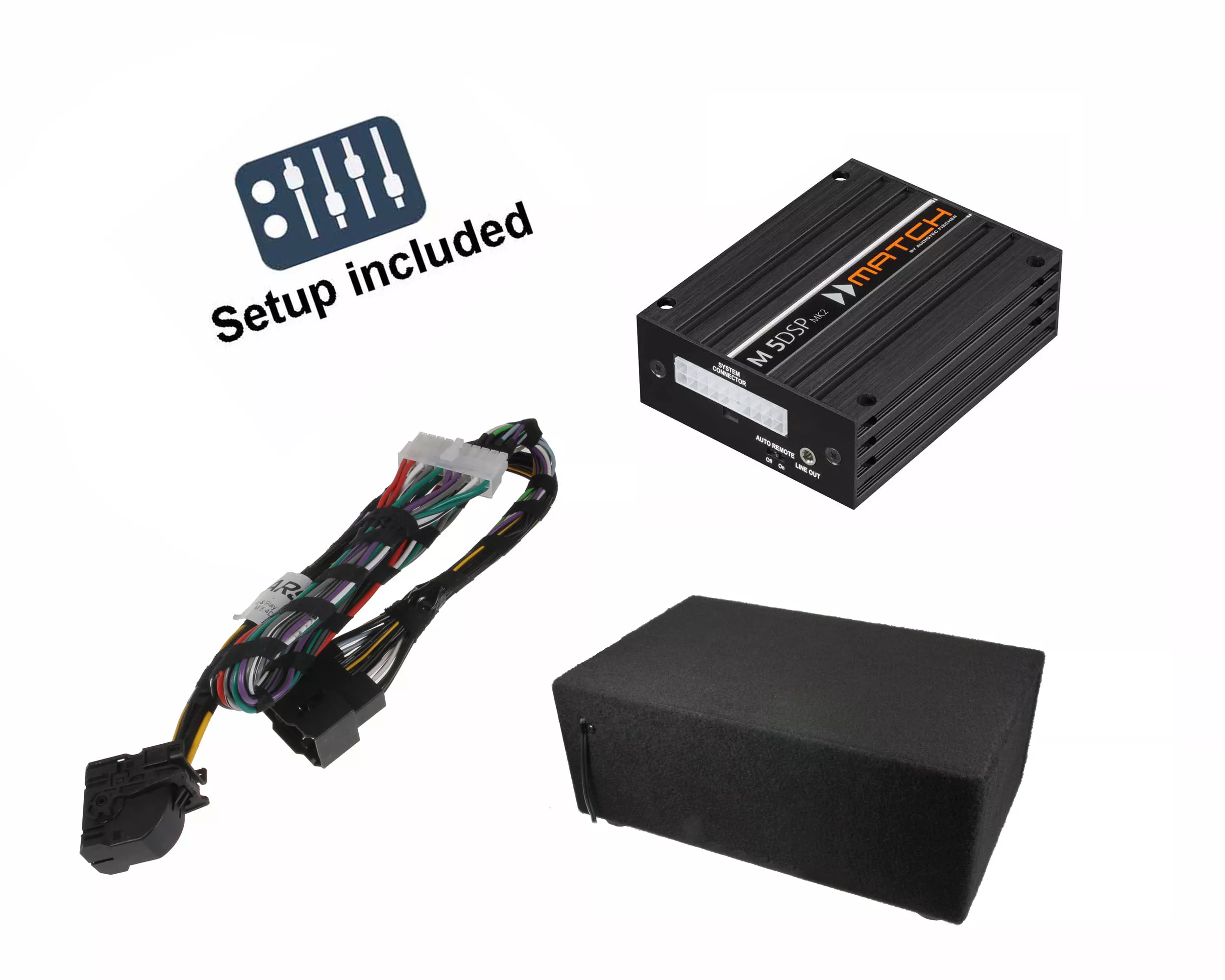 W907PP_M54_Sub_Set Mercedes Benz Sprinter W907 Plug&Play Soundupgrade