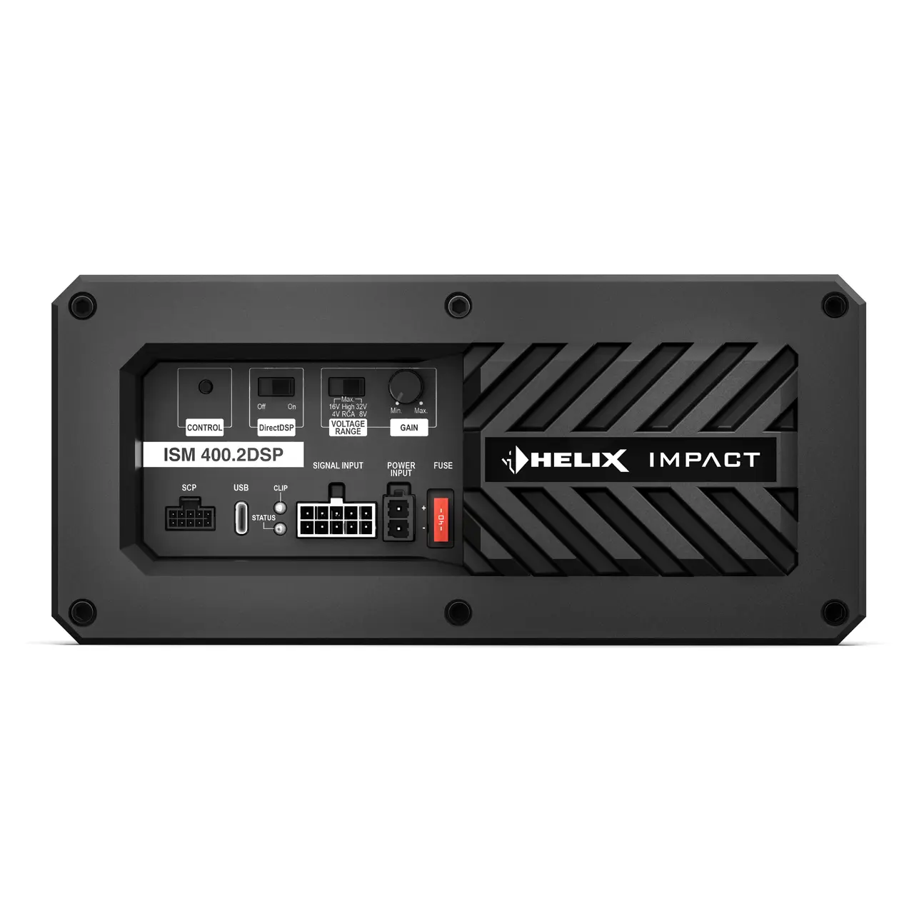 HELIX ISM 400.2DSP DSP-Verstärkermodul HELIX ISM 400.2DSP DSP-Verstärkermodul für HELIX IMPACT Subwoofer mit integrierter DSP-Technologie