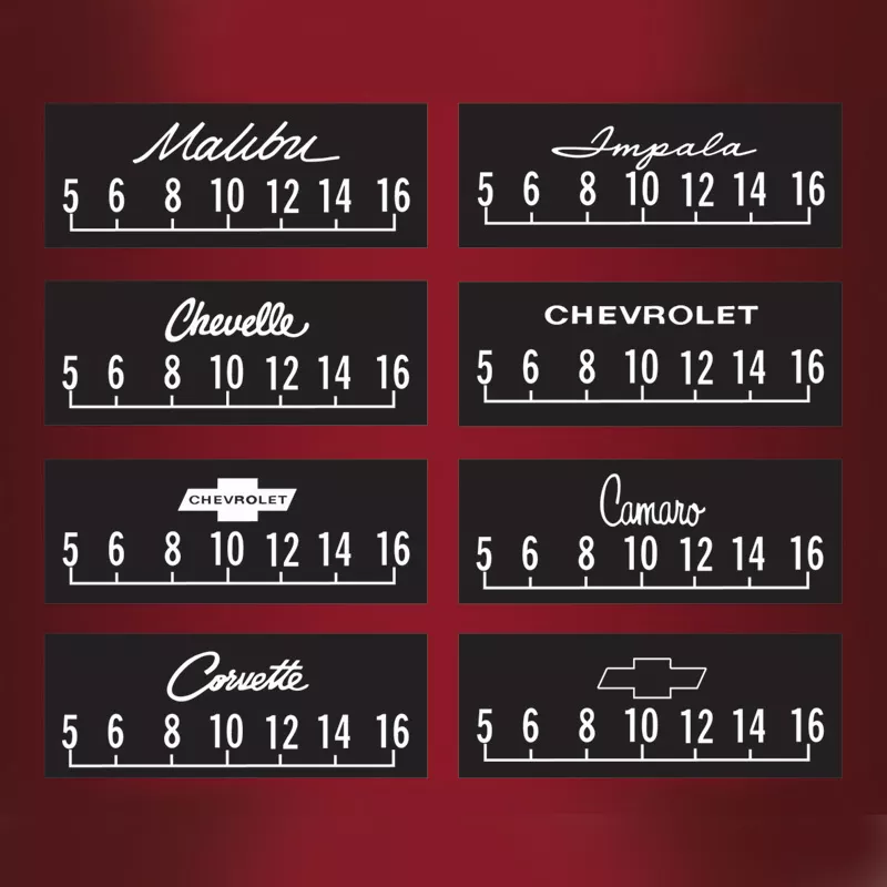 SCP26_b_9 RETROSOUND bedruckte Displayschutzfolie, "Buick" 3er Set