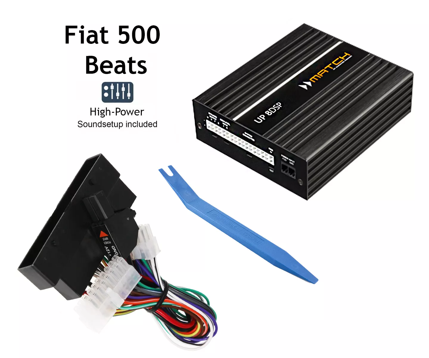 Fiat500_Beats_Up8 Fiat 500 mit Beats | 8-Kanal DSP Soundupgrade
