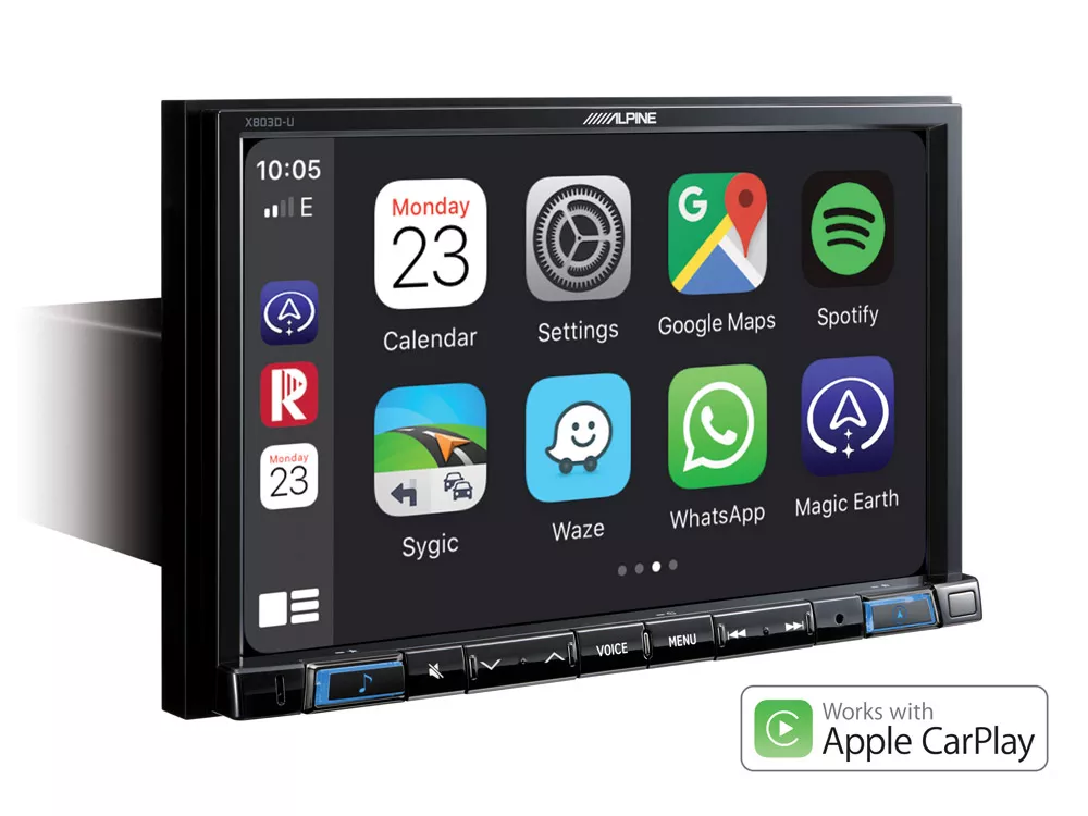 Navigation-System-X803D-U-Works-with-Apple-CarPlay Alpine X803D-U