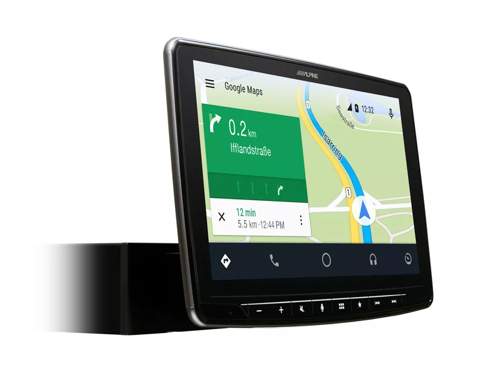 Online-Navigation-iLX-F903D-AndroidAuto-map Alpine ILX-F903D Halo 9 9 Zoll DAB+ Carplay, Android Auto im 1-DIN Schacht