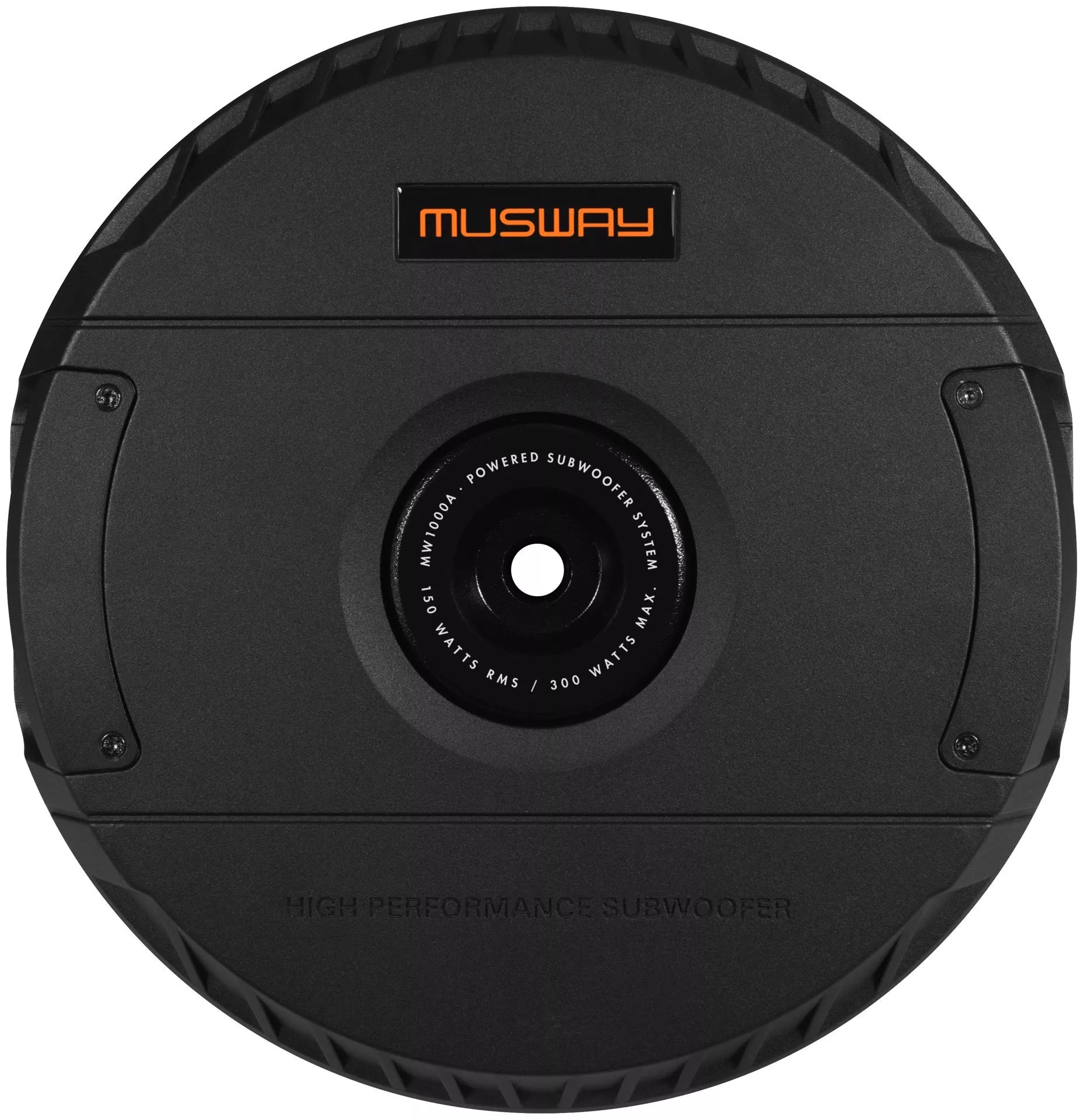 MW1000A_front Musway MW1000A - 28 cm (11”) Aktiv-Reserverad Subwoofer auch für Notrad | 300 Watt mit Fernbedienung