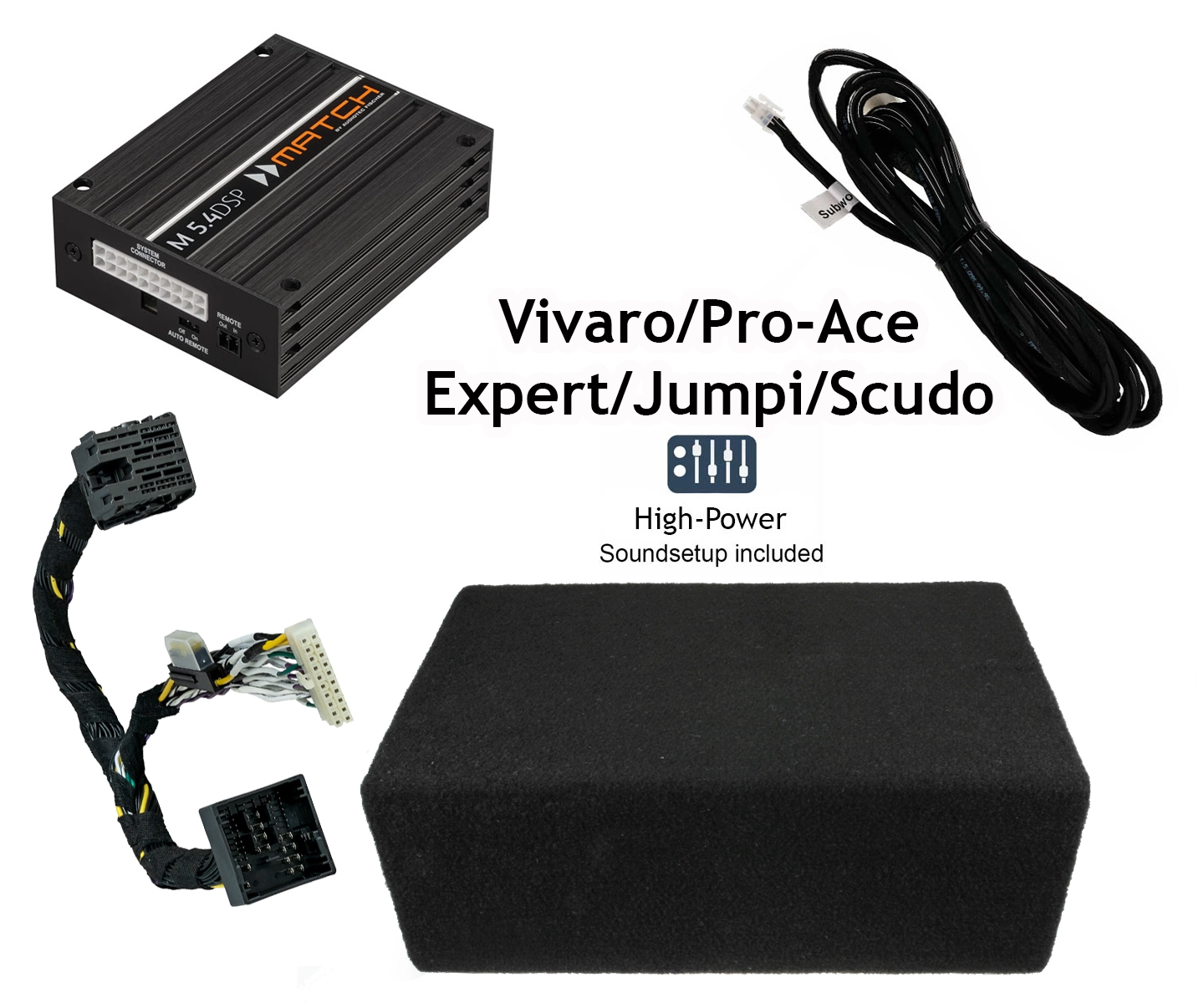 Vivaro-Soundumgrade DSP-Verstärker-Set Opel