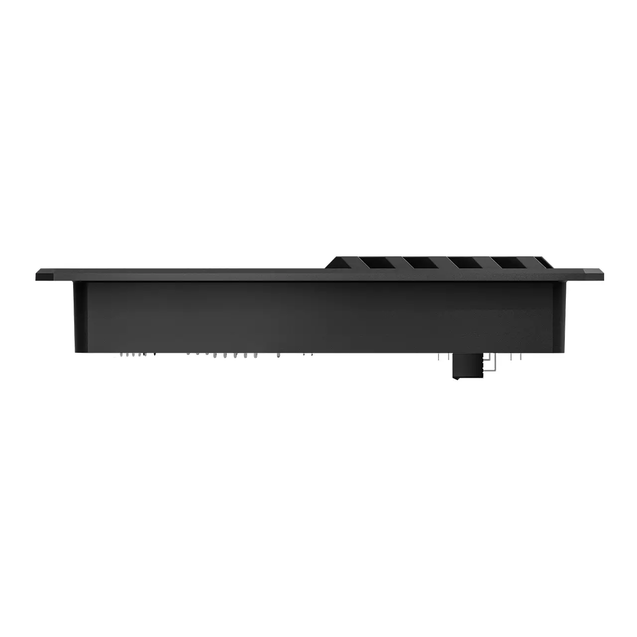 HELIX ISM 400.2DSP – Seitenansicht Seitenansicht des HELIX ISM 400.2DSP DSP-Verstärkermoduls