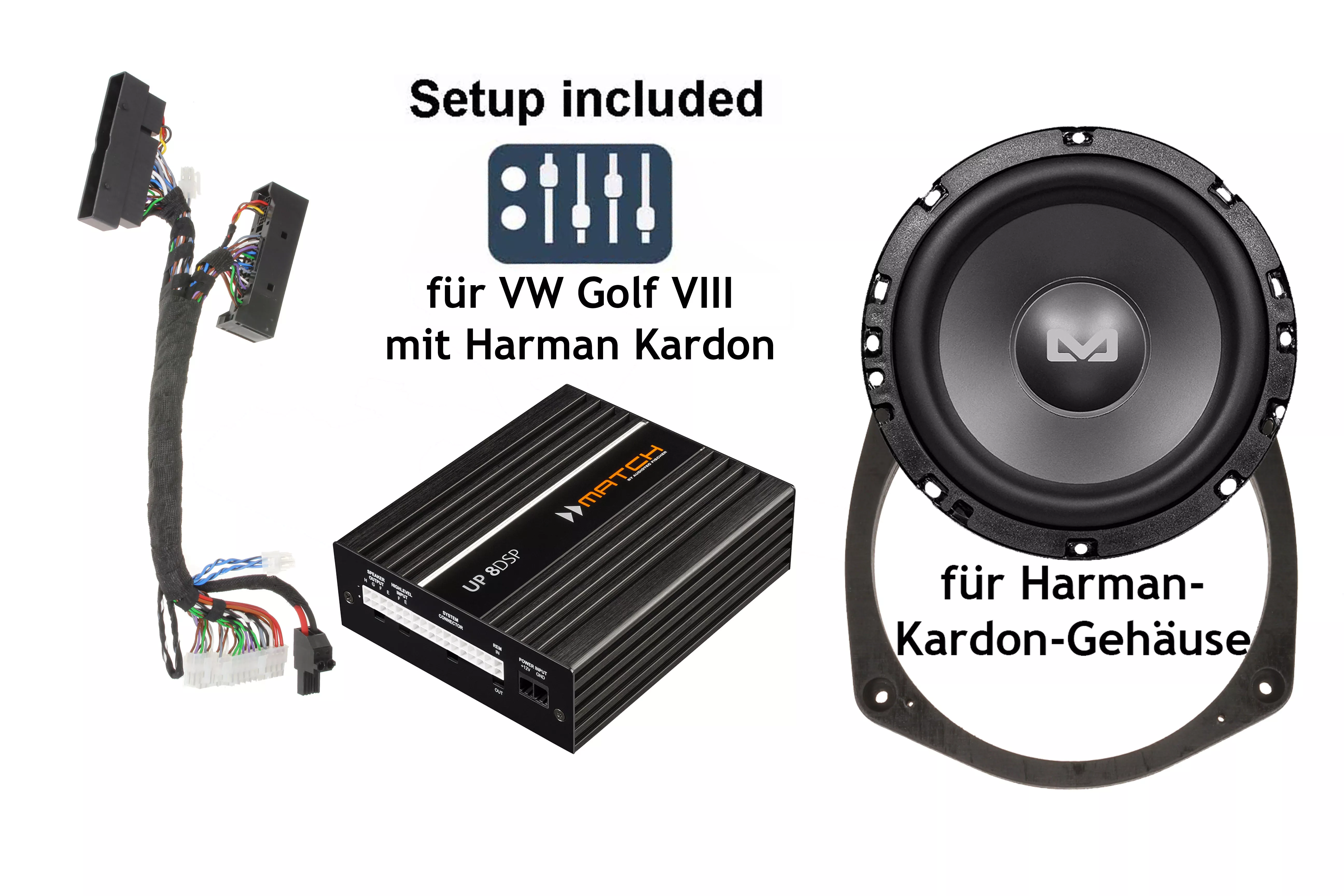 IMG_4144 VW Golf 8 mit Harman Kardon (HK) | 8-Kanal DSP-Soundupgrade | Subwoofer Bold 6