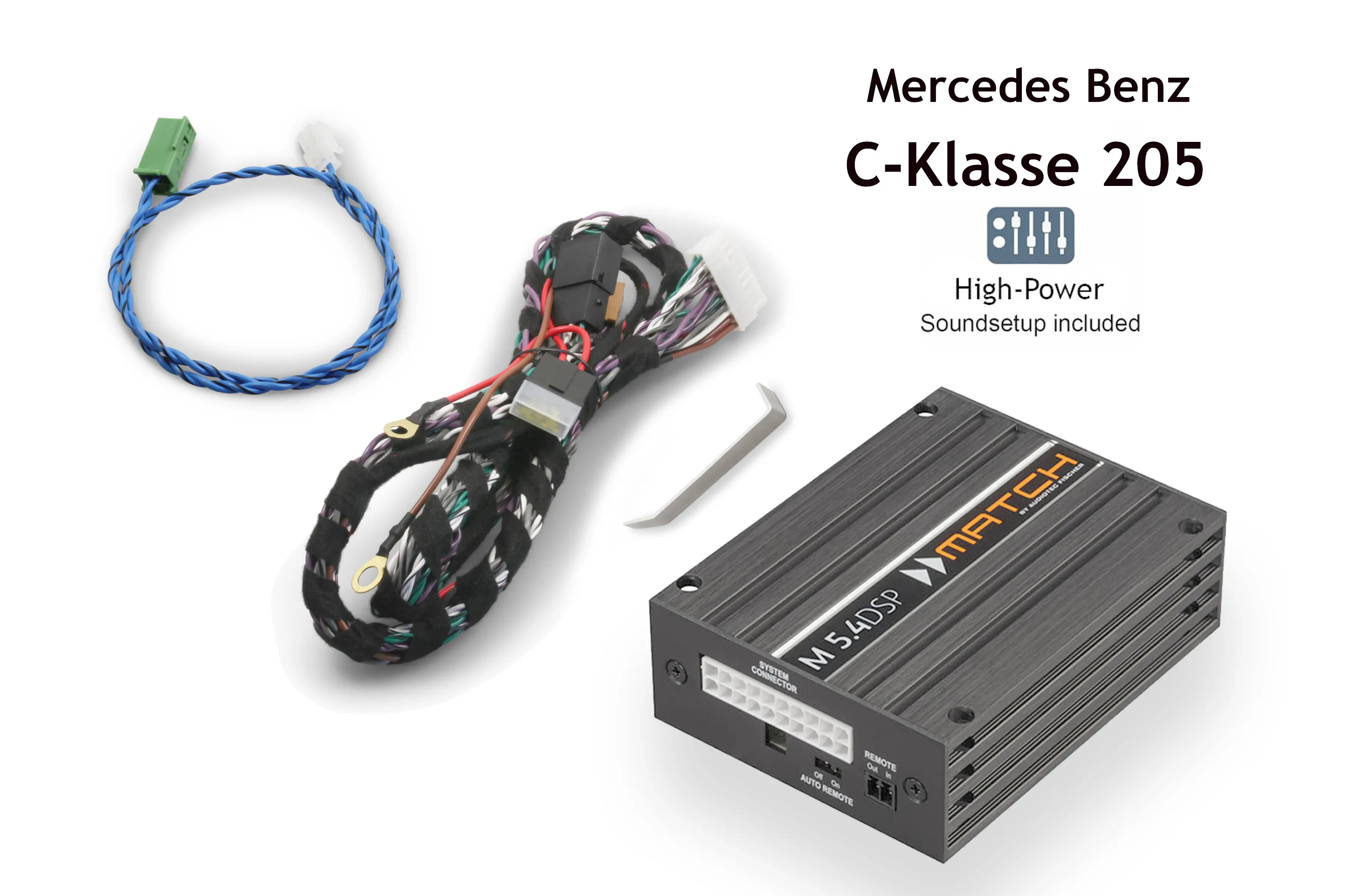 Sound Upgrade für C-Klasse mit DSP Plug&Play online kaufen DSP Upgrade Kit für Mercedes C Klasse