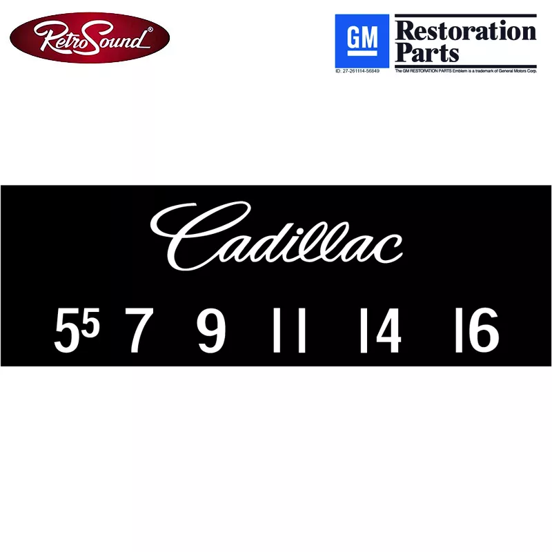 RETROSOUND-bedruckte-Displayfolie-Cadillac-3er-Set-SCP23_b_0 Retrosound SCP23 bedruckte Displayschutzfolie "Cadillac", 3er Set