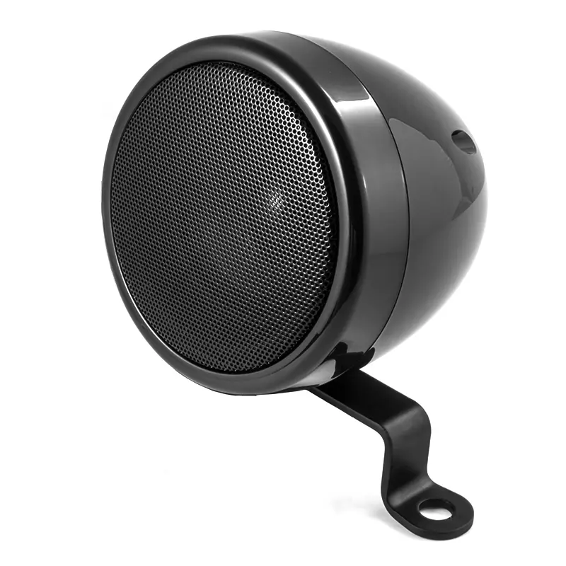 Ampire QX-75-Black 7 cm Aufbaulautsprecher in Schwarz mit Montagehalterung Ampire QX-75-Black Aufbaulautsprecher 7 cm Vorderansicht | ARS Stuttgart
