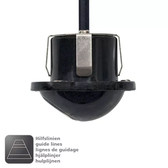 KC403-70_1 AMPIRE KC403-70 | Rückfahrkamera, Einbau, 70°, gespiegelt, Hilfslinien einschaltbar