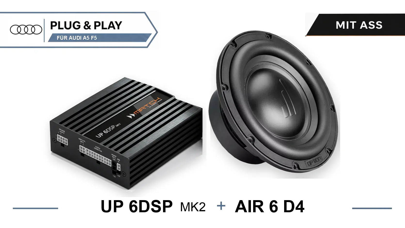 Klangverbesserung für das Audi Soundsystem im A5 F5 mit ASS Audi A5 mit ASS Soundupgrade