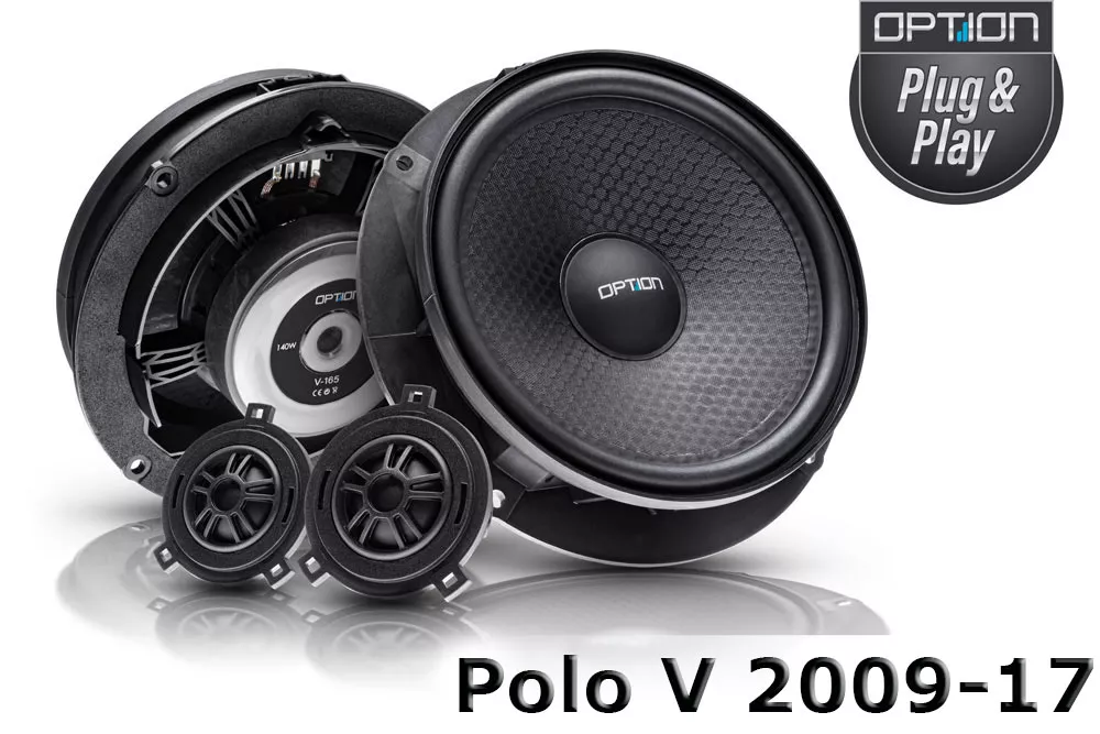 Polo6R_V-165_1 VW Polo (2001 - heute) | Austausch-Frontlautsprecher-Set V-165