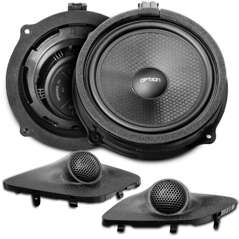 Option HY-165 Autolautsprecher mit angeformtem Hochtöner