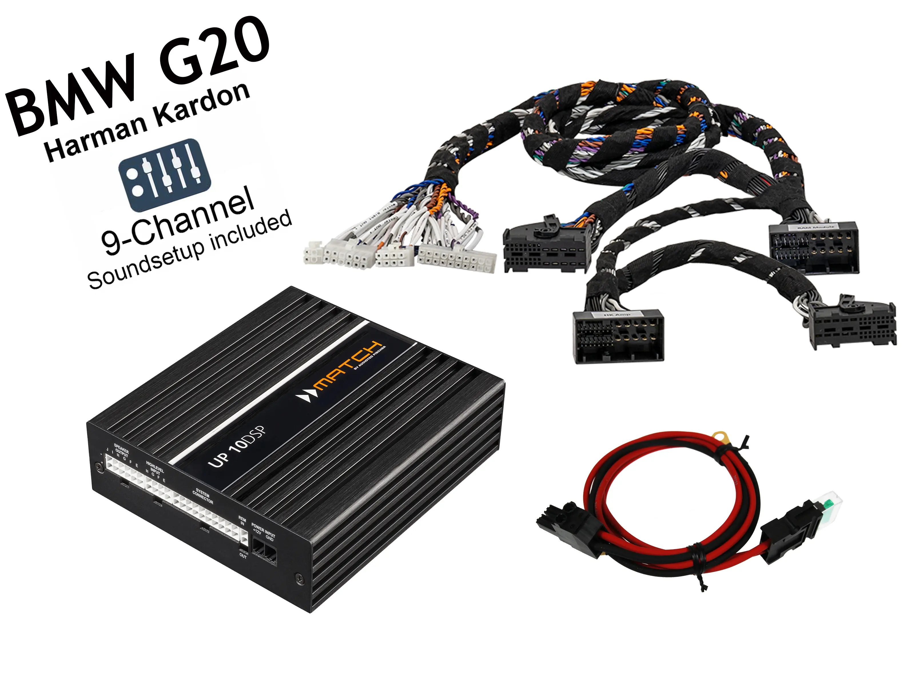 BMW 3er (G20) -> mit Harman Kardon | 10-Kanal DSP Soundupgrade