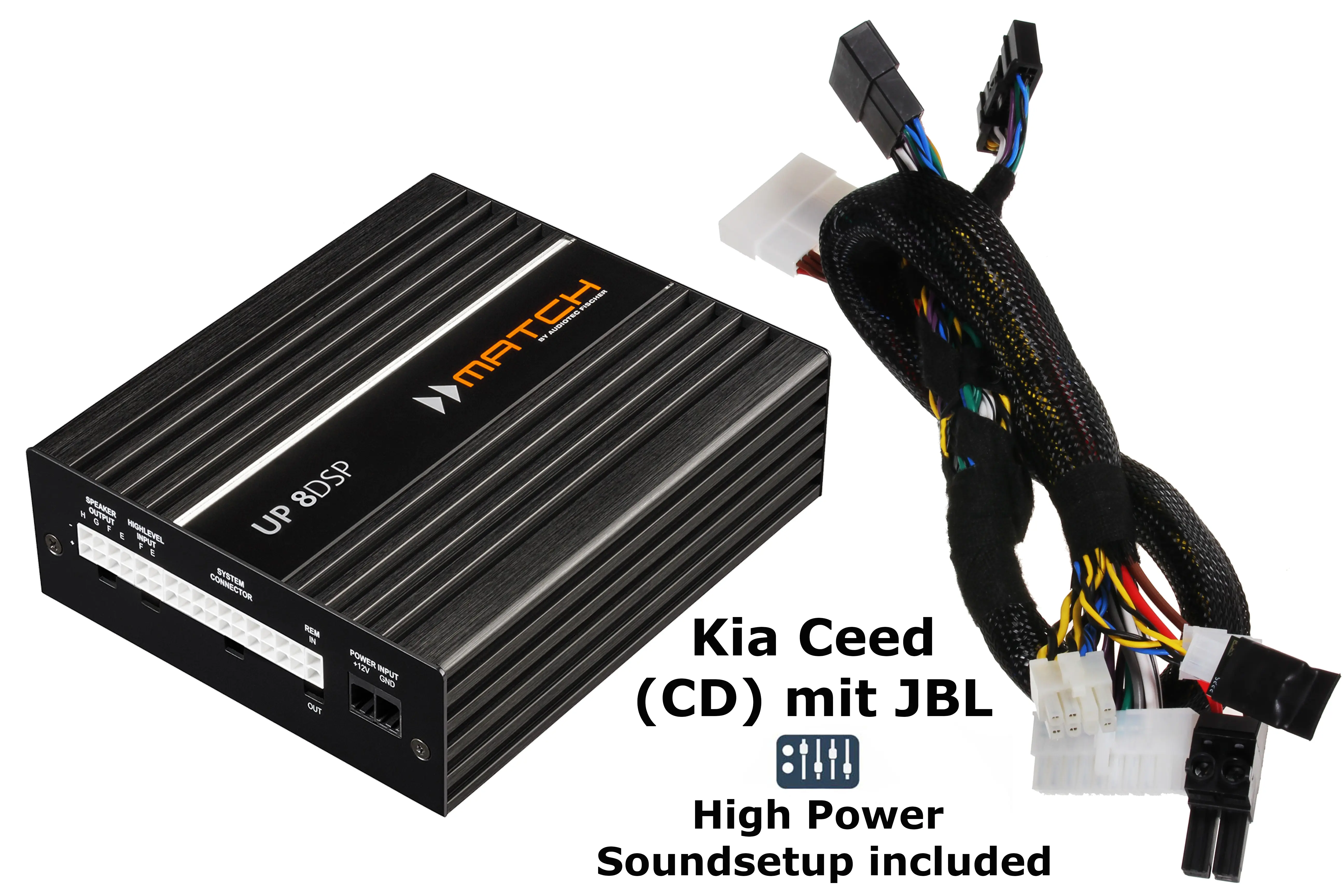 Kia Ceed (CD) JBL Werkssystem Upgrade Autoverstärker mit JBL Kabel