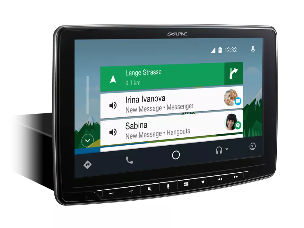 Online-Navigation-iLX-F903D-AndroidAuto-Menu Alpine ILX-F903D Halo 9 9 Zoll DAB+ Carplay, Android Auto im 1-DIN Schacht