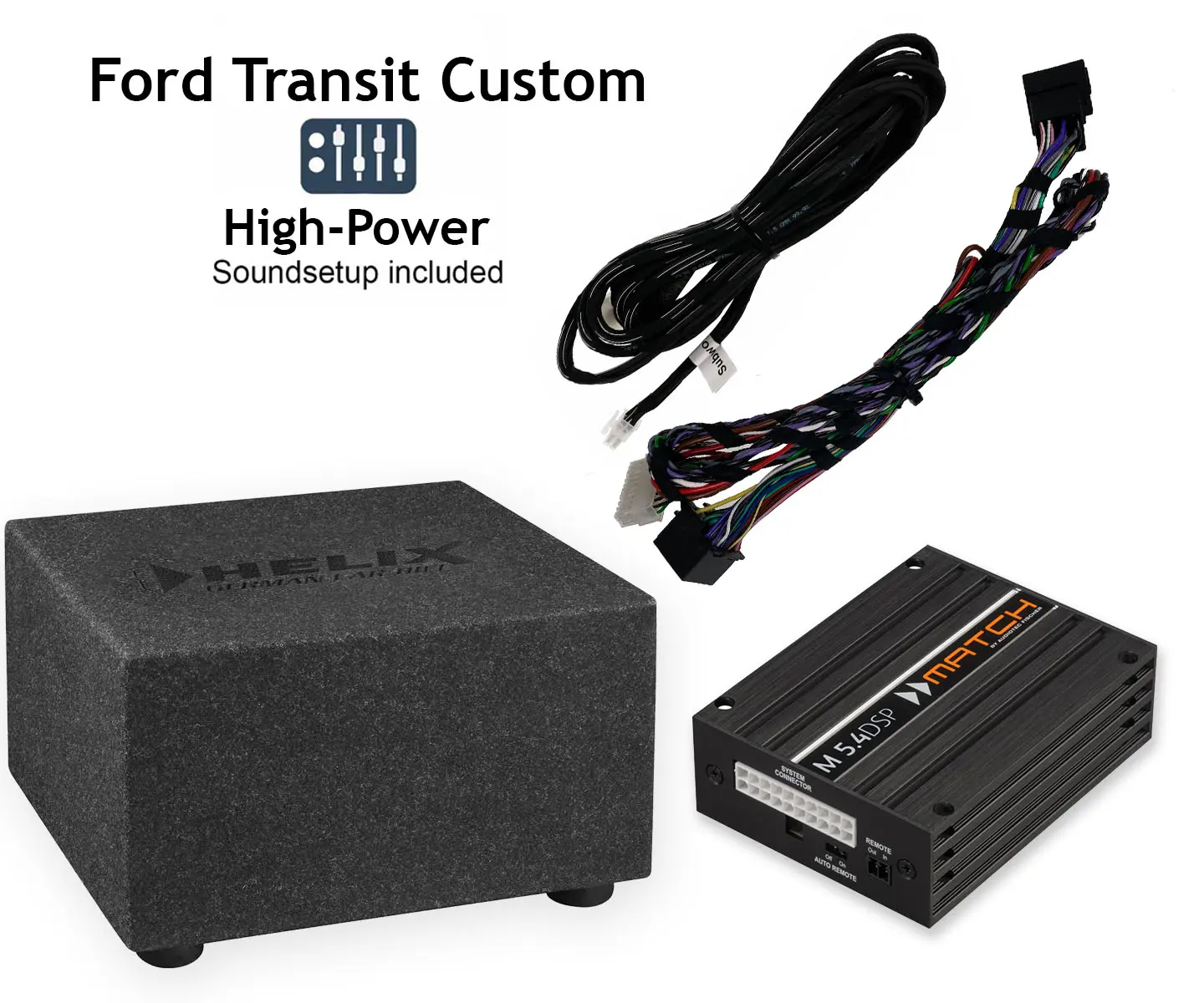 Autosubwoofer mit DSP Verstärker