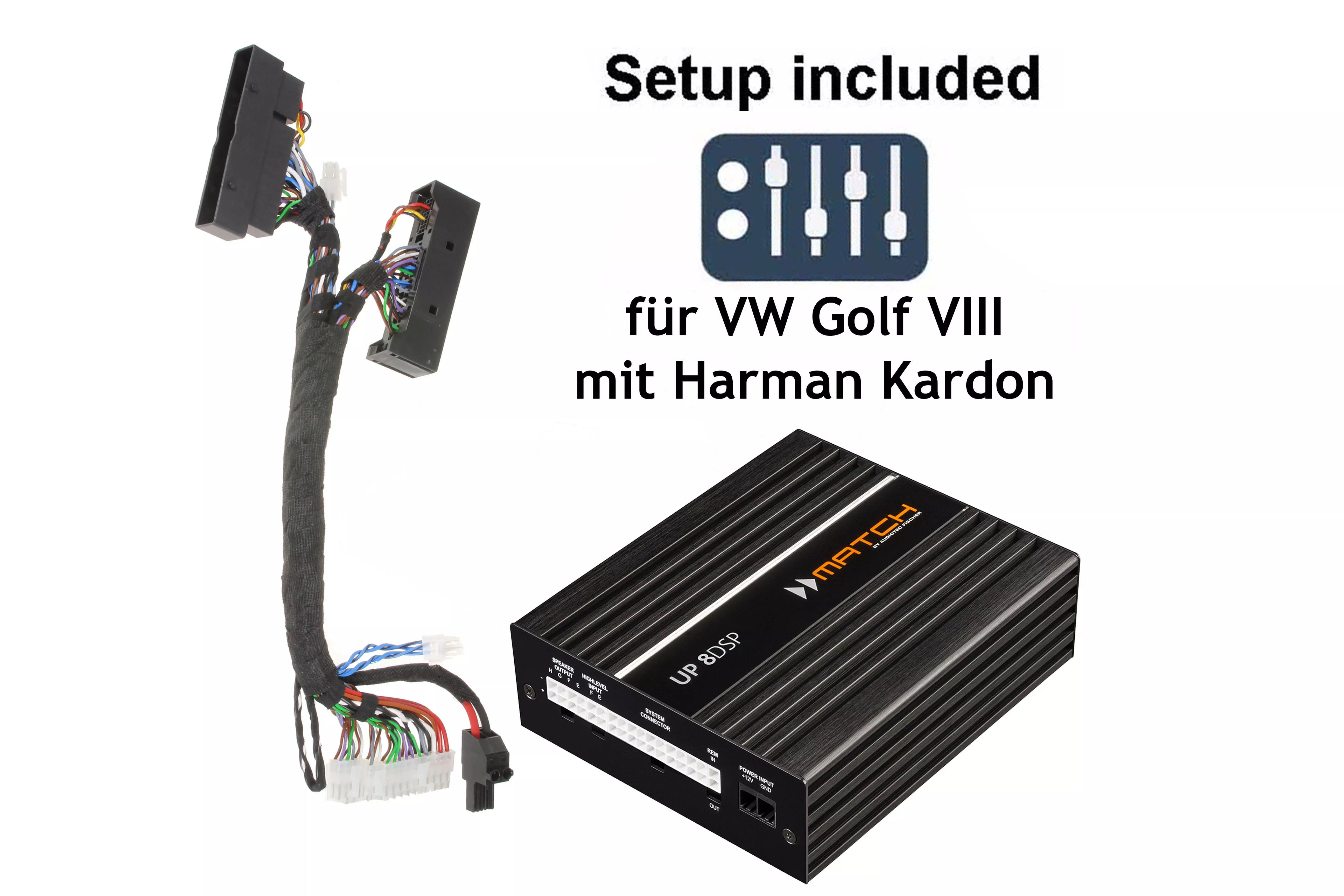 Golf8_ohne VW Golf 8 mit Harman Kardon | 8-Kanal DSP Soundupgrade | ohne Subwoofer