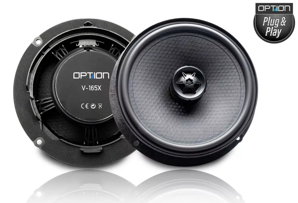 image_V-165X_1 OPTION V-165X | 2-Wege Koaxial Lautsprechersystem VW, Skoda, Seat