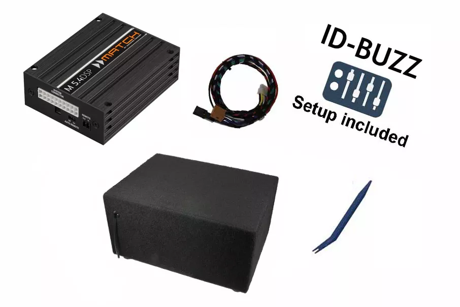 IDBuzz_DSP_Set VW ID Buzz mit Standard Sound | 5-Kanal DSP Soundupgrade | Subwoofer