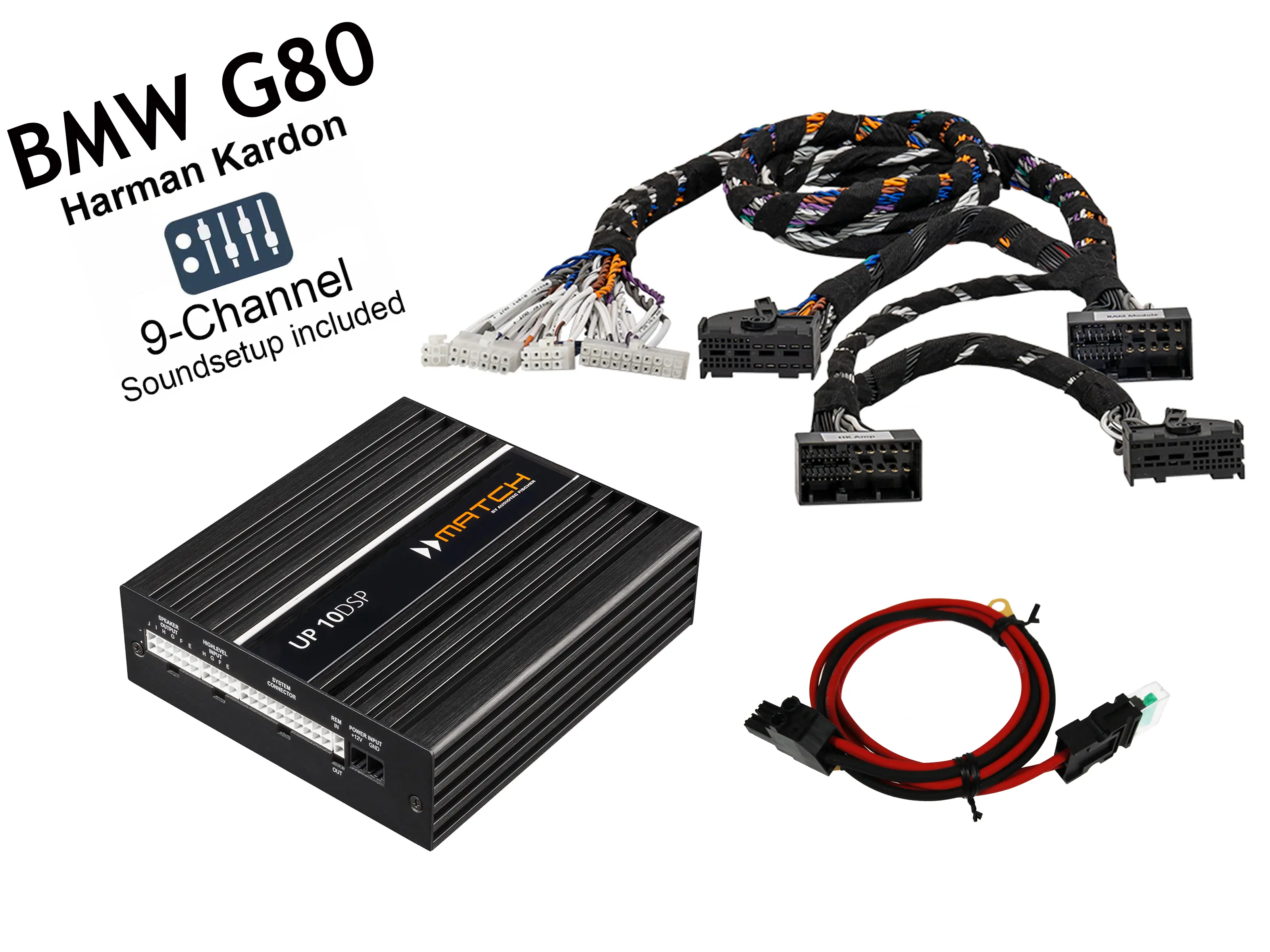 BMW M3 (G80) 2020 -> mit Harman Kardon | 10-Kanal DSP Soundupgrade