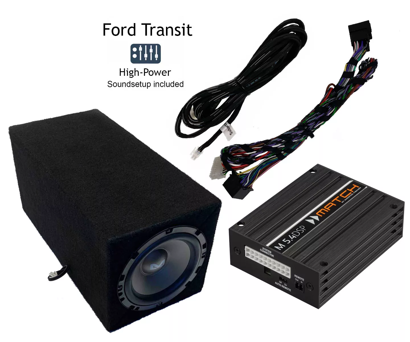 Transit_BoldBR Ford Transit (MK8) mit Standard Sound | 5-Kanal DSP Soundupgrade