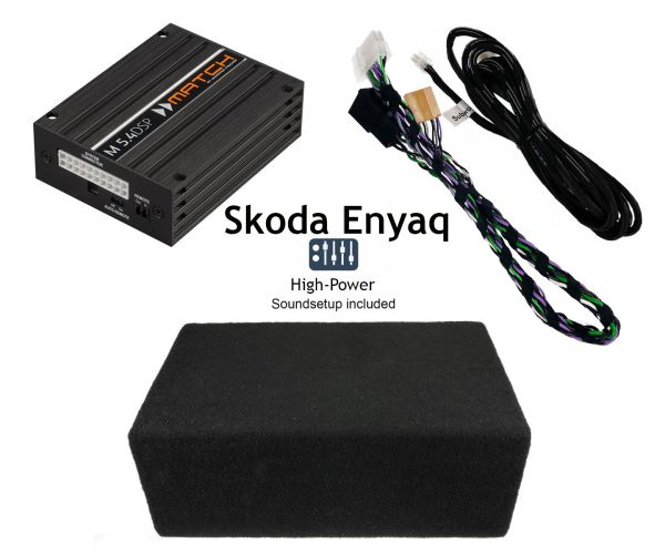 SKODA ENYAQ Soundupgrade-Set | MATCH M 5.4 DSP-Verstärker | Subwoofer