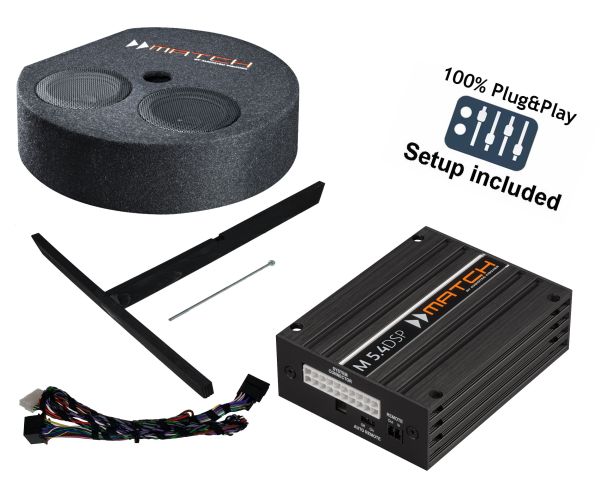 Ford Fiesta MK8 Soundupgrade-Set | DSP-Verstärker, Plug&Play-Kabelsatz und Subwoofer